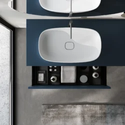 Click countertop washbasin in Mineralux or Mineralsolid  - Ideagroup