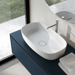 Click countertop washbasin in Mineralux or Mineralsolid  - Ideagroup
