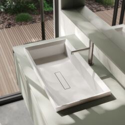 Elite built-in washbasin in Mineralux or Mineralsolid  - Ideagroup