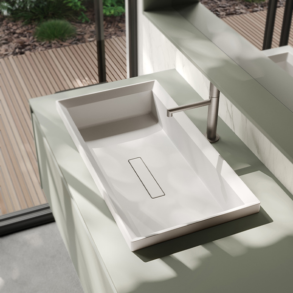 Elitè semi-inset washbasin