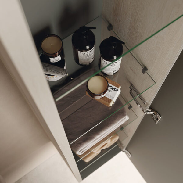 Anthracite-finish cabinet carcase and drawer box