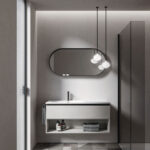 Asola metal framed oval mirror  - Ideagroup