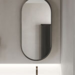 Asola metal framed oval mirror  - Ideagroup