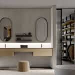 Asola metal framed oval mirror  - Ideagroup