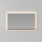 Tecnica-Up aluminium-framed rectangular mirror with integrated light  - Ideagroup