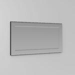 Prisma aluminium framed rectangular mirror  - Ideagroup