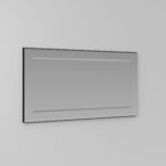 Prisma aluminium-framed rectangular mirror  - Ideagroup
