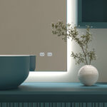 Side-Up rectangular mirror with LED backlight  - Ideagroup