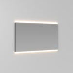 Dual Touch rectangular mirror with integrated light. 70 cm high.  - Ideagroup