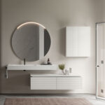 Lap bevelled round mirror  - Ideagroup