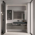 Eco rectangular mirror with integrated lighting  - Ideagroup