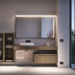 Frame aluminium-framed rectangular mirror  - Ideagroup