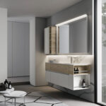 Frame aluminium-framed rectangular mirror  - Ideagroup