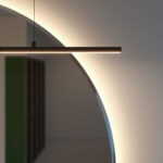 Lap round backlit mirror  - Ideagroup