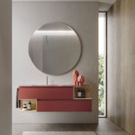 Lap bevelled round mirror  - Ideagroup