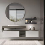 Lap bevelled round mirror  - Ideagroup