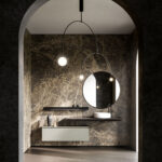 Lap bevelled round mirror  - Ideagroup