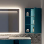Side-Up rectangular mirror with LED backlight  - Ideagroup