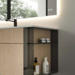 Side-Up rectangular mirror with LED backlight  - Ideagroup