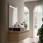 Side-Up rectangular mirror with LED backlighting  - Ideagroup