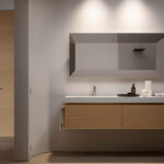 Trapezio aluminium-framed rectangular mirror  - Ideagroup