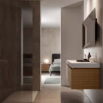 Trapezio aluminium-framed rectangular mirror  - Ideagroup