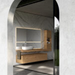 Click countertop washbasin in Mineralux or Mineralsolid  - Ideagroup