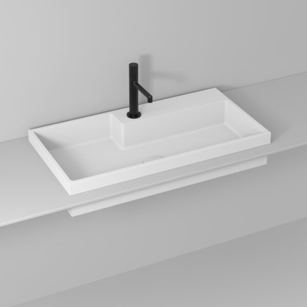 Cubik built-in washbasin