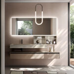 Elite built-in washbasin in Mineralux or Mineralsolid  - Ideagroup
