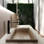 Elite built-in washbasin in Mineralux or Mineralsolid  - Ideagroup