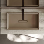 Elite built-in washbasin in Mineralux or Mineralsolid  - Ideagroup