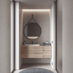 Elite built-in washbasin in Mineralux or Mineralsolid  - Ideagroup