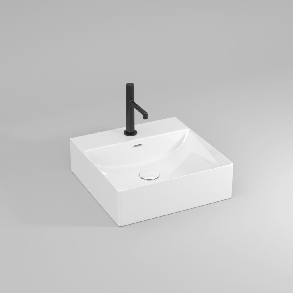 Fylo square countertop ceramic washbasin  - Ideagroup