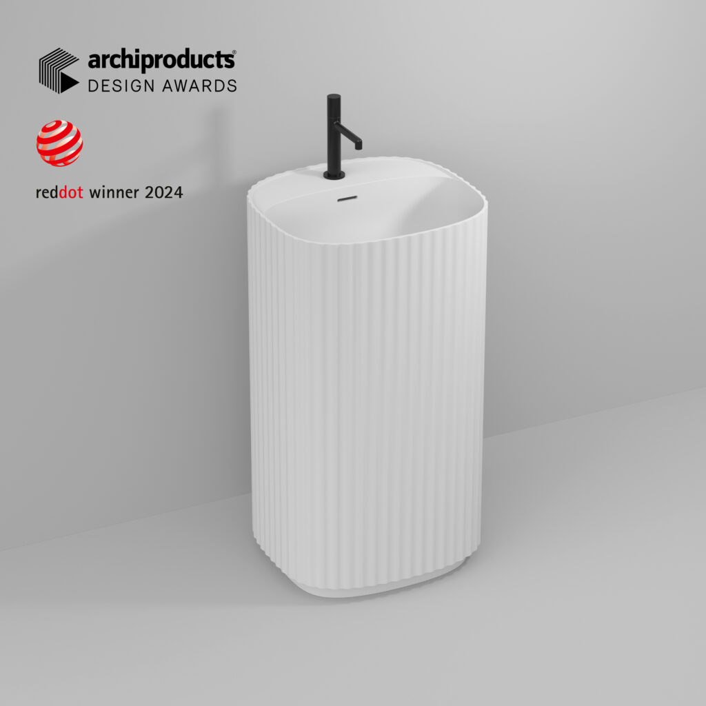 Giove02 Cristalplant free-standing washbasin  - Ideagroup