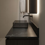 Light glass countertop washbasin  - Ideagroup