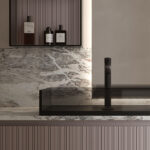 Light glass countertop washbasin  - Ideagroup