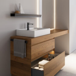 Touch ceramic countertop washbasin  - Ideagroup