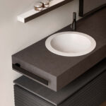 Marea01 ceramic built-in washbasin  - Ideagroup
