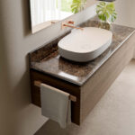 Pool ceramic countertop washbasin  - Ideagroup