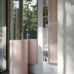 Cilindro Cristalplant free-standing washbasin, with tap hole  - Ideagroup