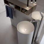 Cilindro Cristalplant free-standing washbasin  - Ideagroup