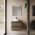 Sindy round ceramic countertop washbasin  - Ideagroup