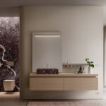 Slide marble countertop washbasin  - Ideagroup