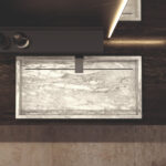 Slide marble countertop washbasin  - Ideagroup