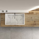 Slide-S marble built-in washbasin  - Ideagroup