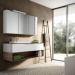 Slim ceramic built-in washbasin  - Ideagroup