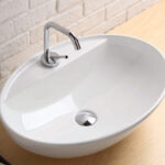 Softly-F ceramic countertop washbasin  - Ideagroup