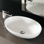 Softly ceramic countertop washbasin  - Ideagroup