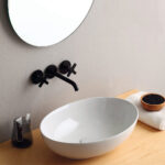 Mini-Softly ceramic countertop washbasin  - Ideagroup