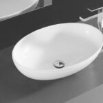 Mini-Softly ceramic countertop washbasin  - Ideagroup